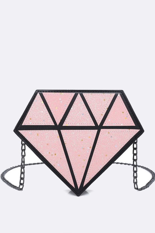 Glitter Diamond Convertible Clutch Bag Artini Accessories