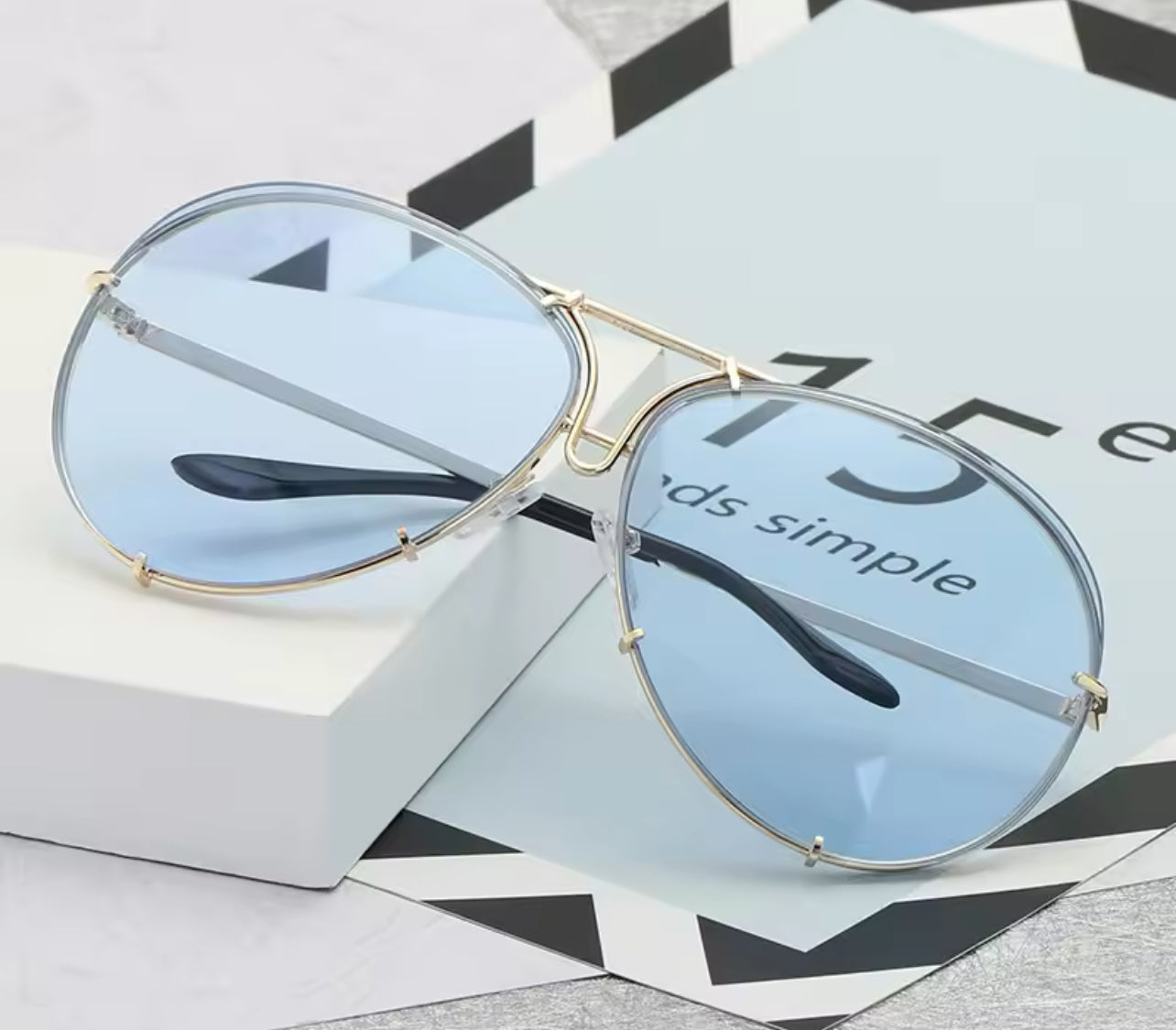 Luxury Vibes Women Pilot Aviators Sunglasses Weekend Shade Sunglasses