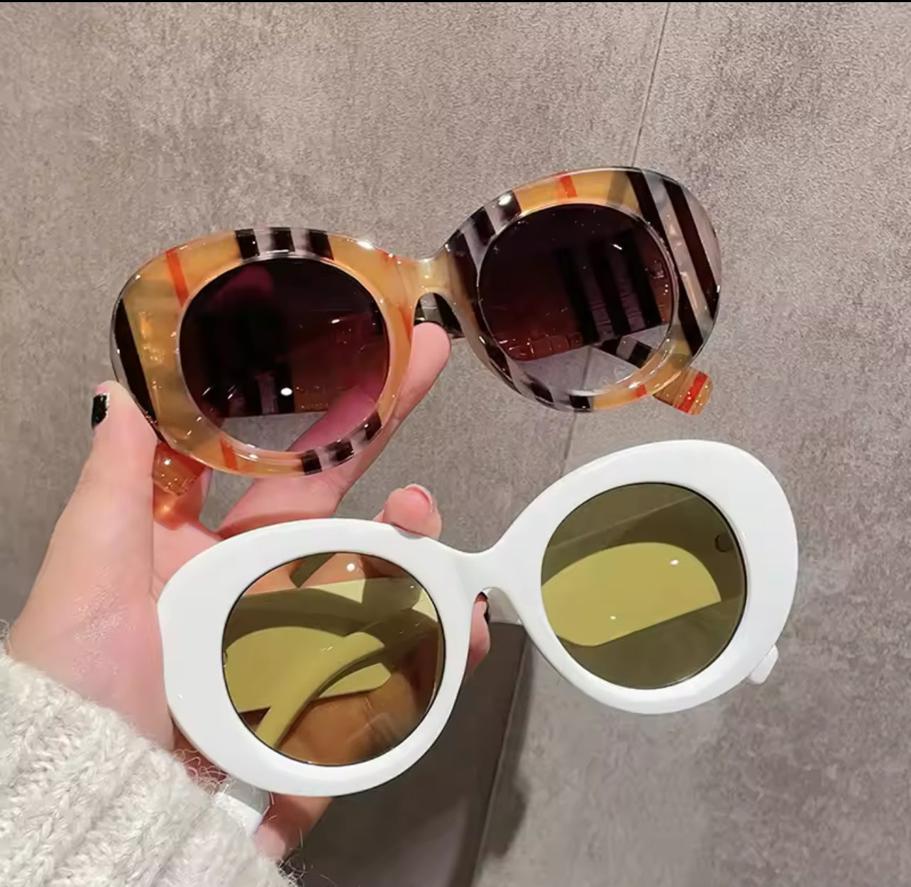 “Cut up” Women’s Round Stylish Sunglasses Weekend Shade Sunglasses