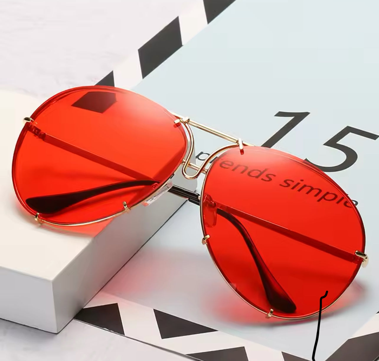 Luxury Vibes Women Pilot Aviators Sunglasses Weekend Shade Sunglasses