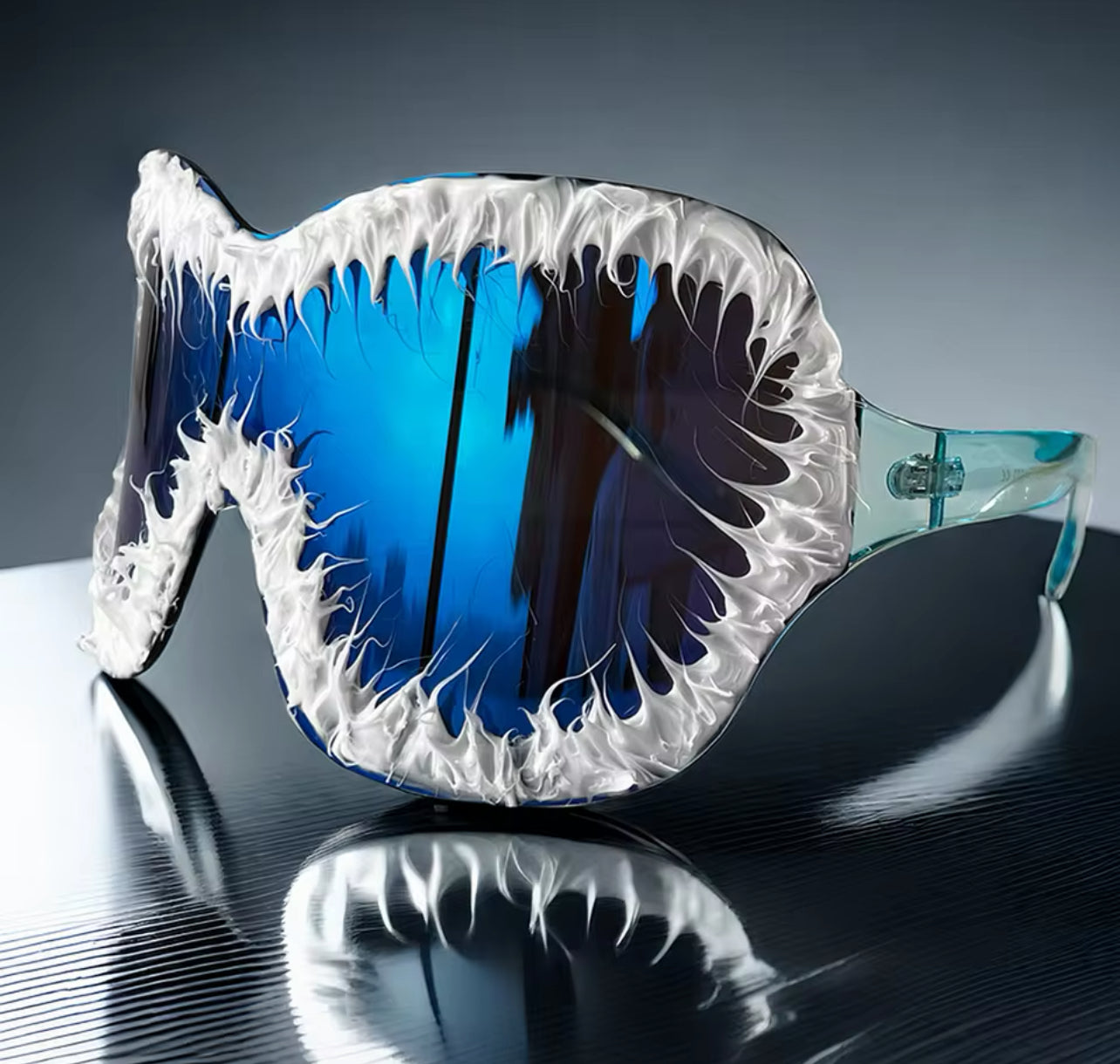 Bad A$$ Plastic Oversize Google Sport Sunglasses Weekend Shade Sunglasses