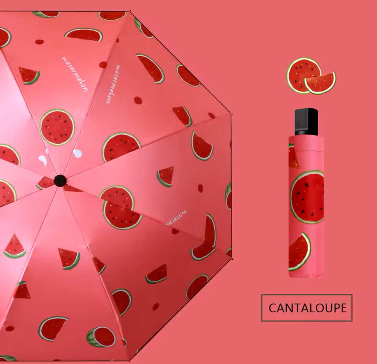 Fruity Automatic Open Folding Travel Umbrella Weeknd Shop Online