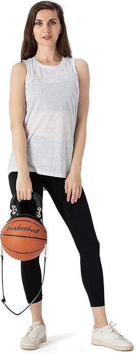 Women Basketball Shaped Purse Girls Round Handbag Shoulder Cross Body Weeknd Shop Online