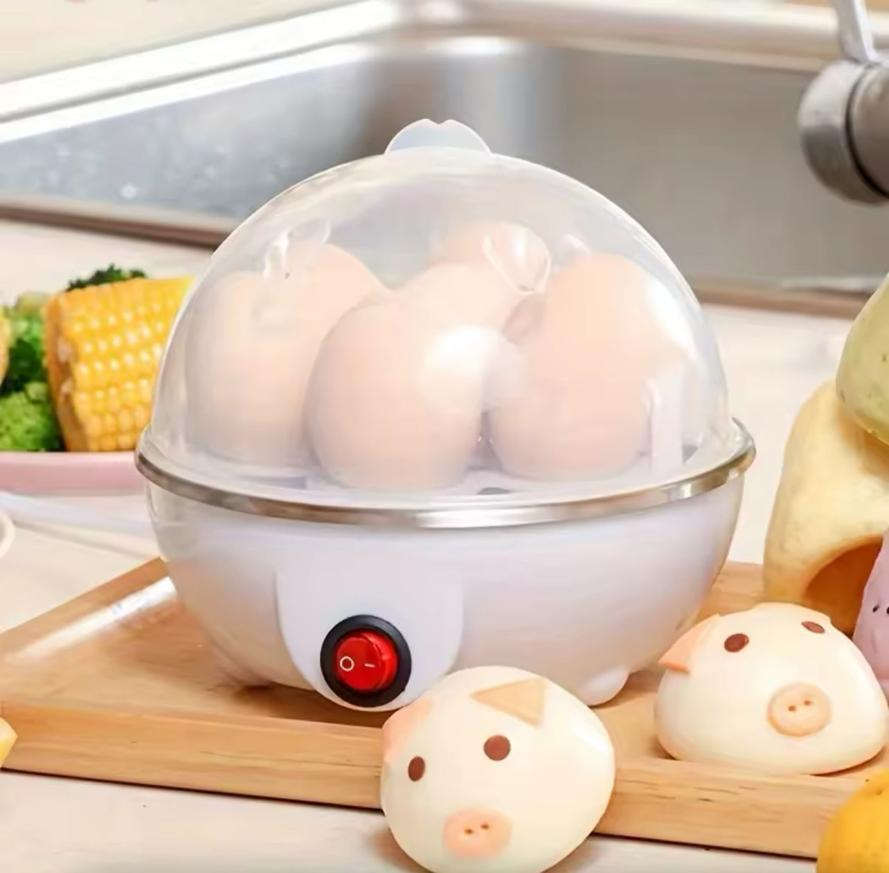 Egg Cooker Automatic | 7 Eggs Weeknd Shop Online
