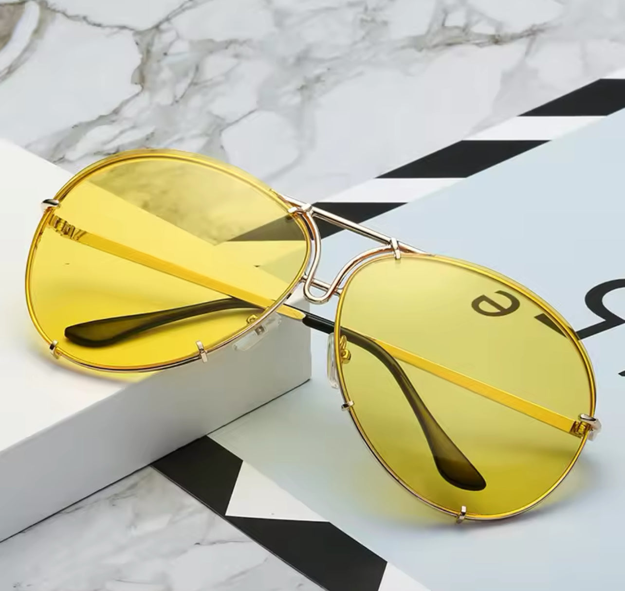 “I’m flyer than them” Avaitor Pilot Round Sunglasses Weekend Shade Sunglasses