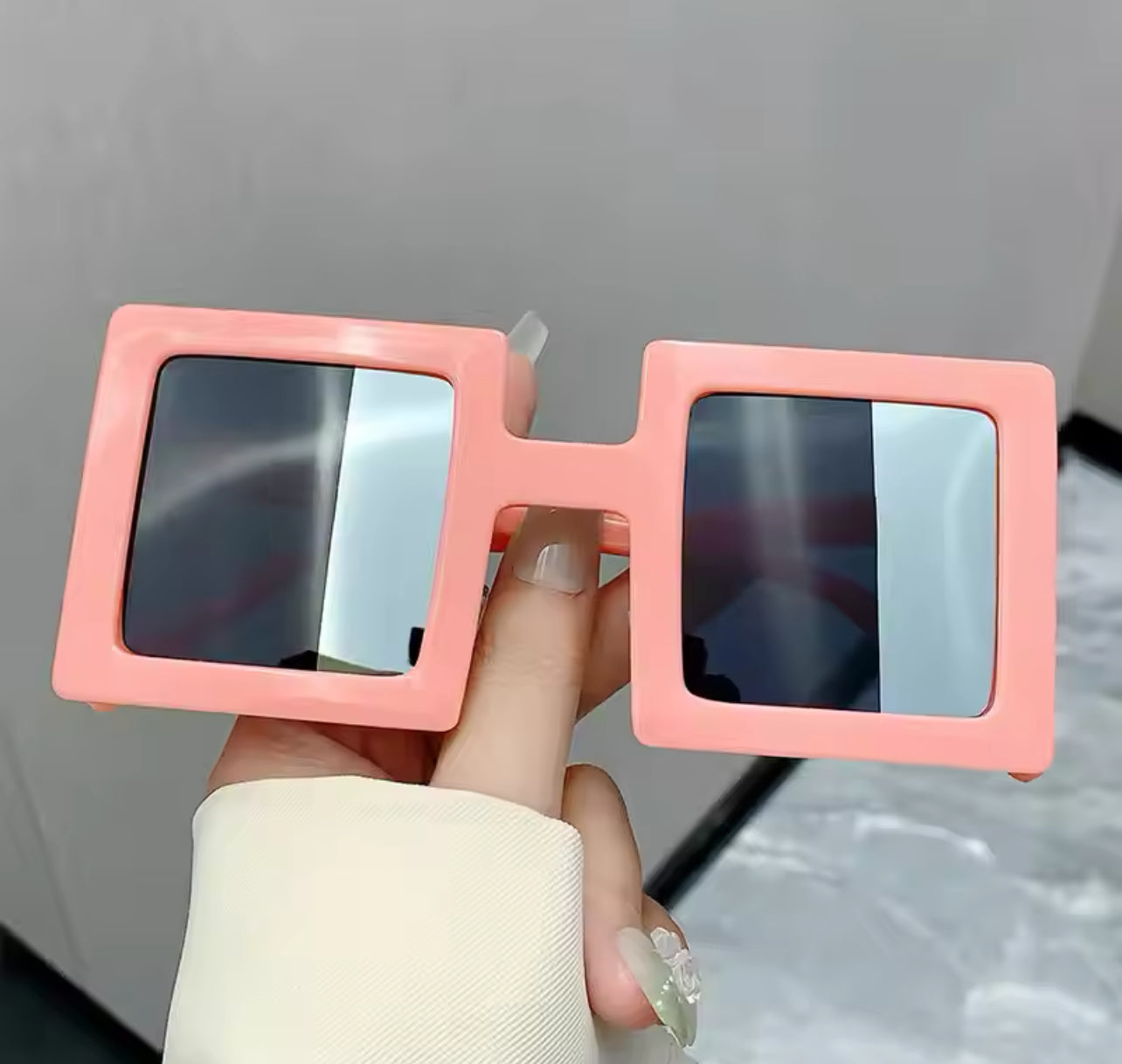 Vintage 2025 Square Oversize Women Sunglasses Weekend Shade Sunglasses