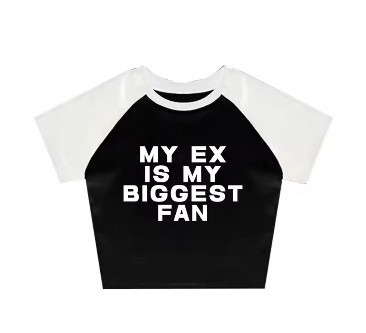 “My ex is my biggest fan” crop top Weekend Shop