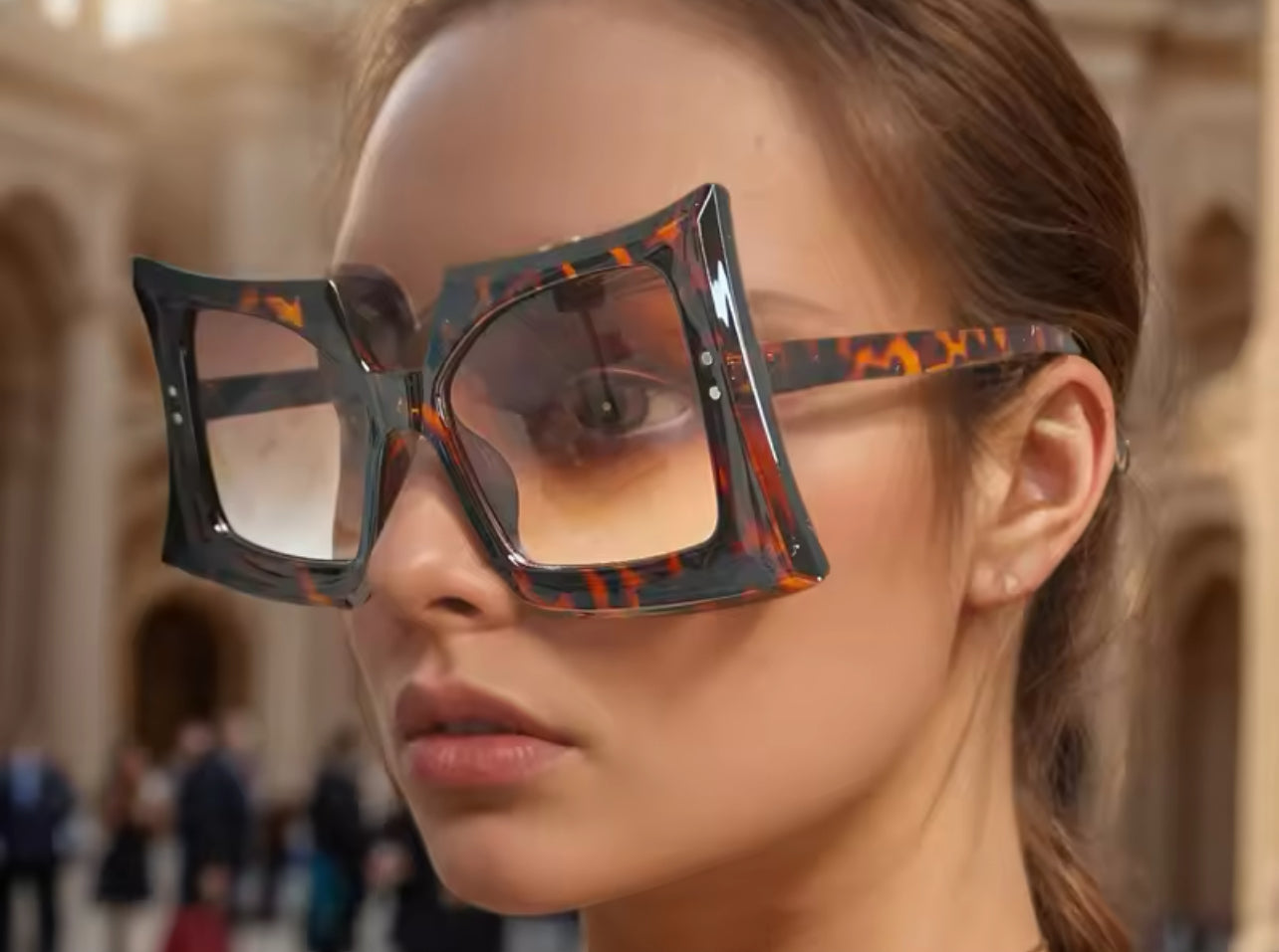“Highest Bidder” Oversize Women Fashion Frames Weekend Shade Sunglasses