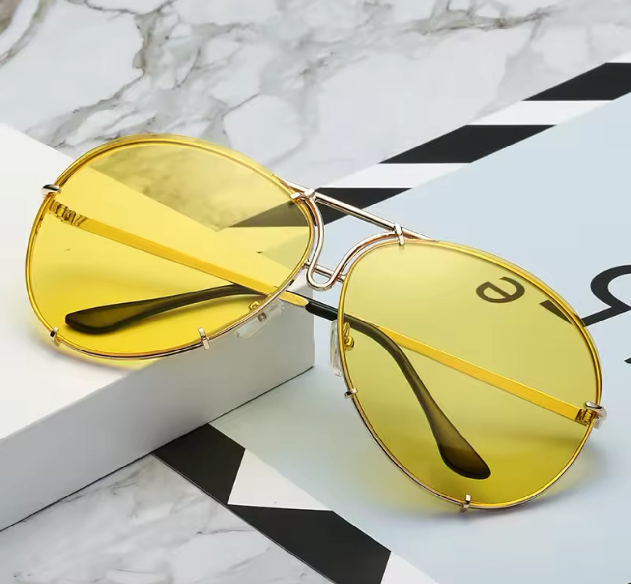 Luxury Vibes Women Pilot Aviators Sunglasses Weekend Shade Sunglasses