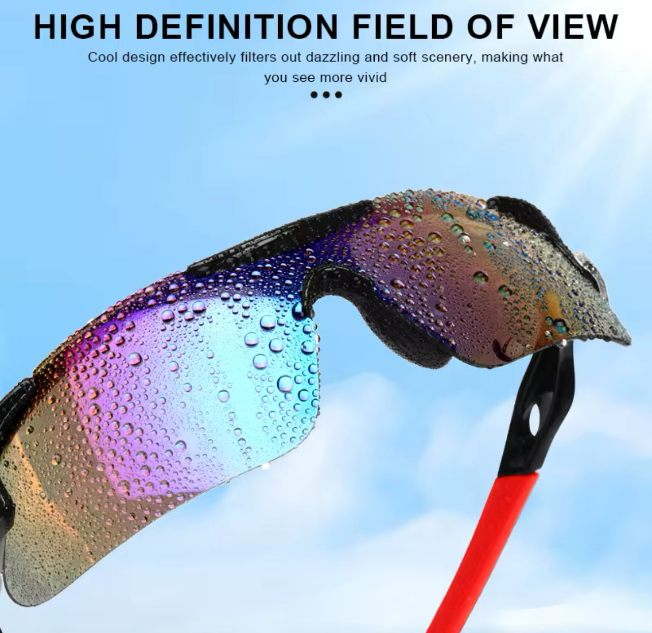 Cycling Glasses UV400 Multicolor Men's Women Outdoor Sport Riding Windproof Eyewear Goggles MTB Road Bicycle Sunglasses Weekend Shade Sunglasses