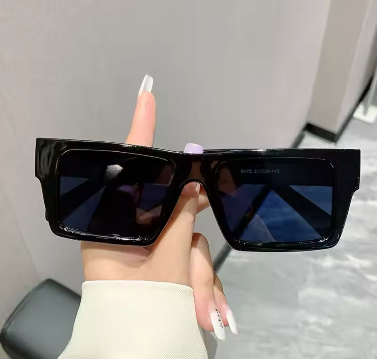 “I’m next” Vintage Square Fashion Sunglasses Weekend Shade Sunglasses