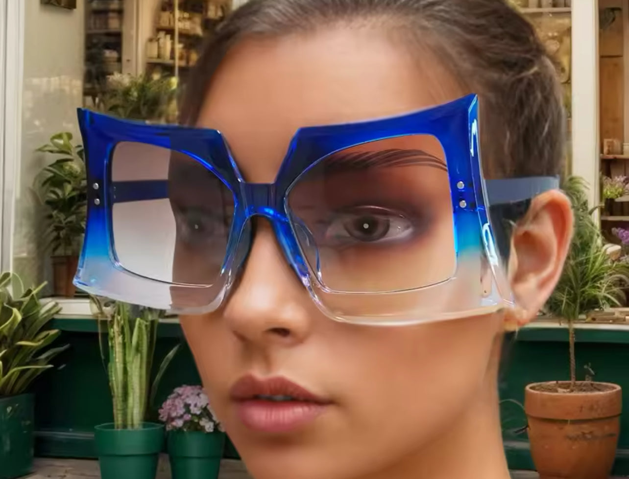 “Highest Bidder” Oversize Women Fashion Frames Weekend Shade Sunglasses