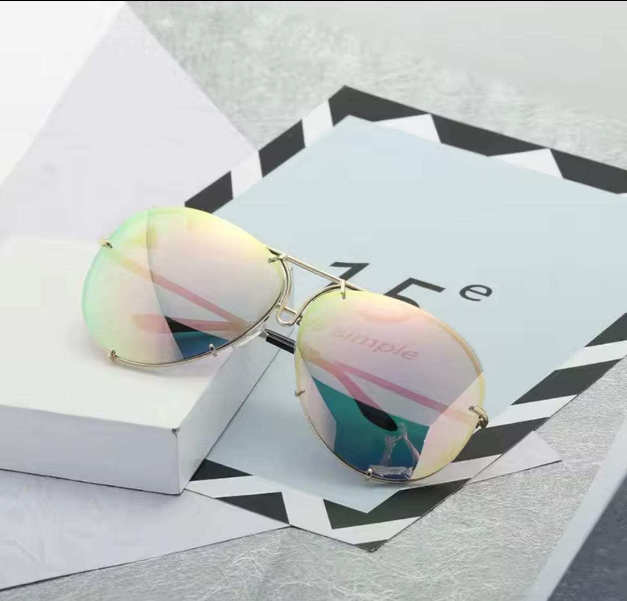 “I’m flyer than them” Avaitor Pilot Round Sunglasses Weekend Shade Sunglasses