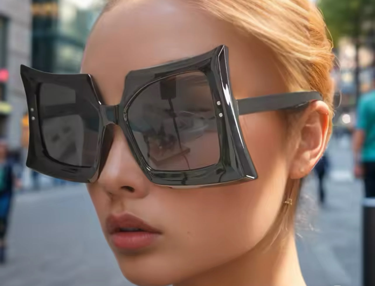 “Highest Bidder” Oversize Women Fashion Frames Weekend Shade Sunglasses