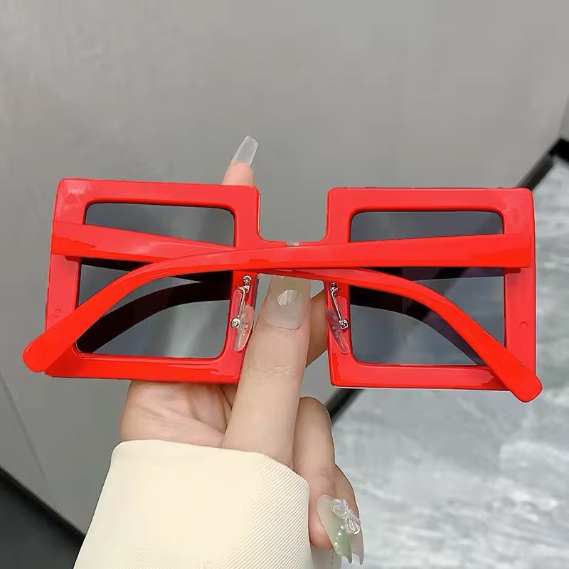 Vintage 2025 Square Oversize Women Sunglasses Weekend Shade Sunglasses