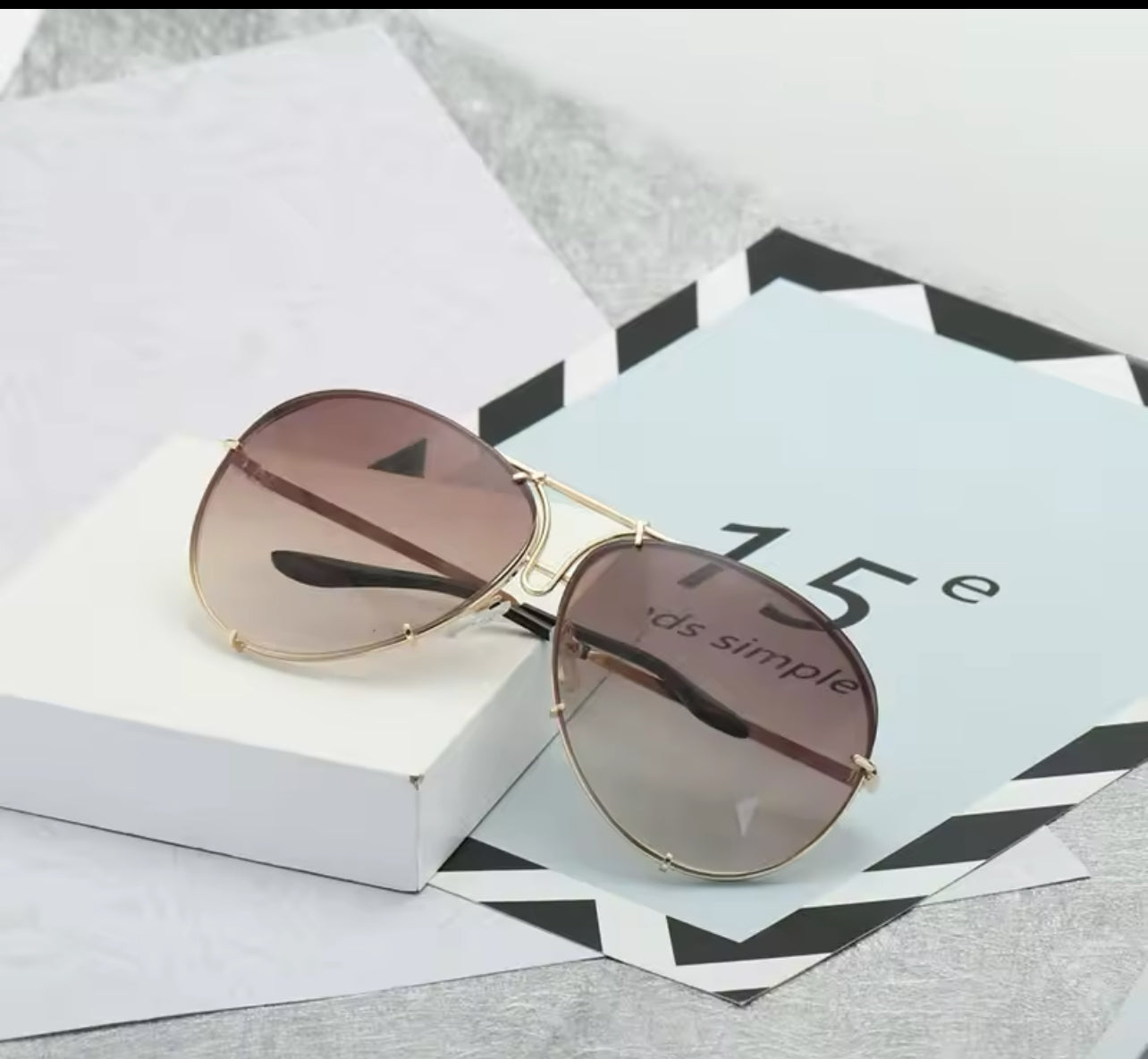 Luxury Vibes Women Pilot Aviators Sunglasses Weekend Shade Sunglasses