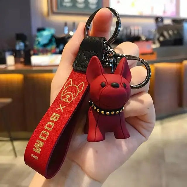 French Bulldog Keychain Weekend Shade Sunglasses