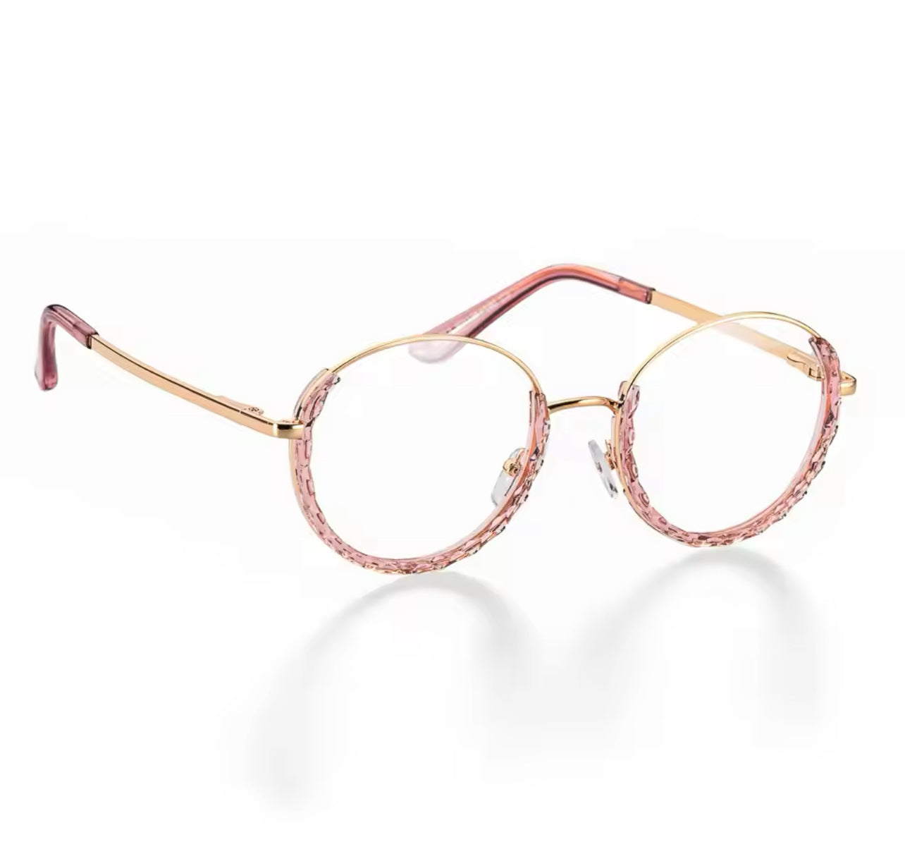 Half Frame Round Computer Glasses Weekend Shade Sunglasses