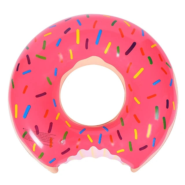 Inflatable Donut Ring Pool Float Weekend Shade Sunglasses