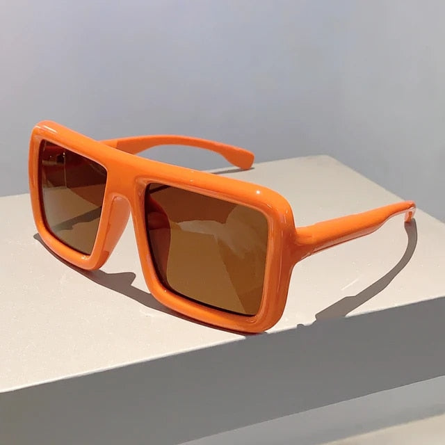 "Gina" Oversized Square Sunglasses Weekend Shade Sunglasses