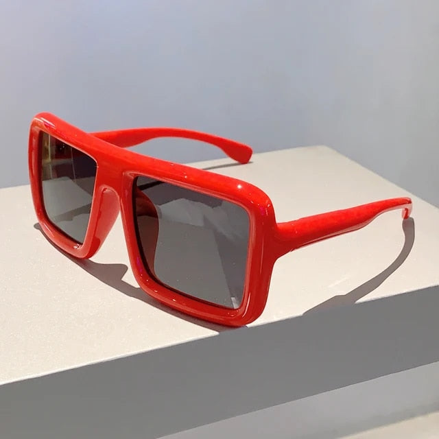 "Gina" Oversized Square Sunglasses Weekend Shade Sunglasses