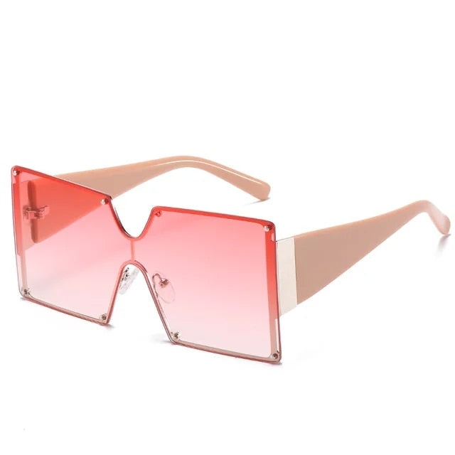 “BOSSY” Oversize Square Sunglasses weekend shade