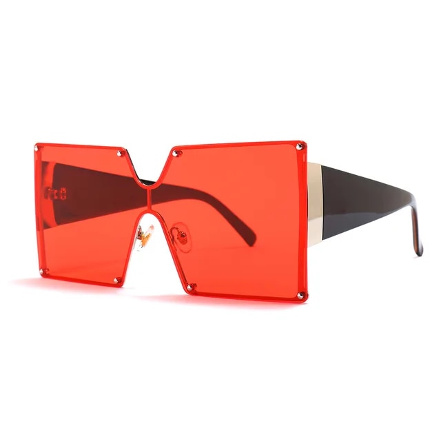 “BOSSY” Oversize Square Sunglasses weekend shade