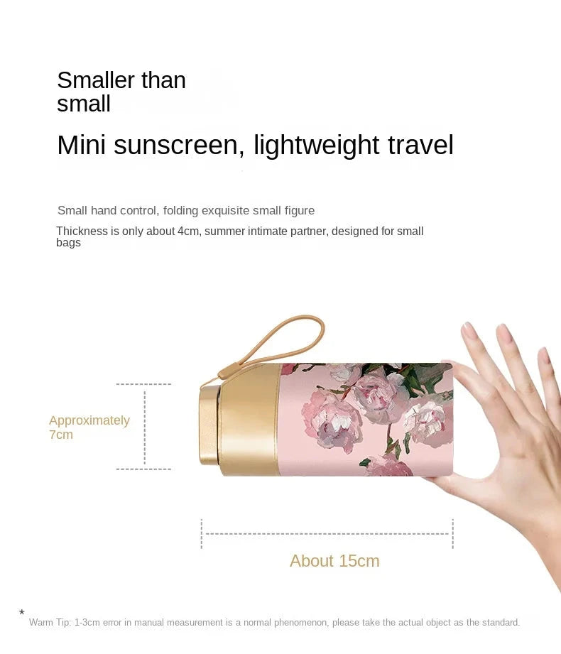 DAYS ON DAYS Floral Portable Mini Umbrella Weeknd Shop Online