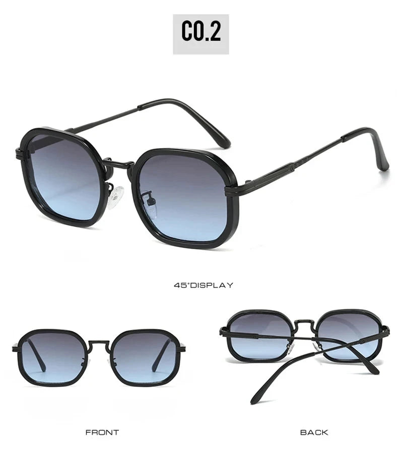Fashion Gradient Retro Square Sunglasses – UV400 Protection Weeknd Shop Online