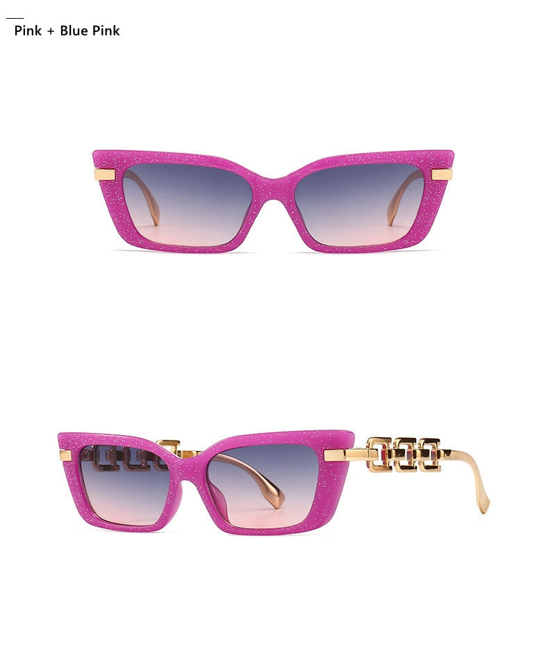 Edgy Cat Eye Sunglasses Weekend Shade Sunglasses