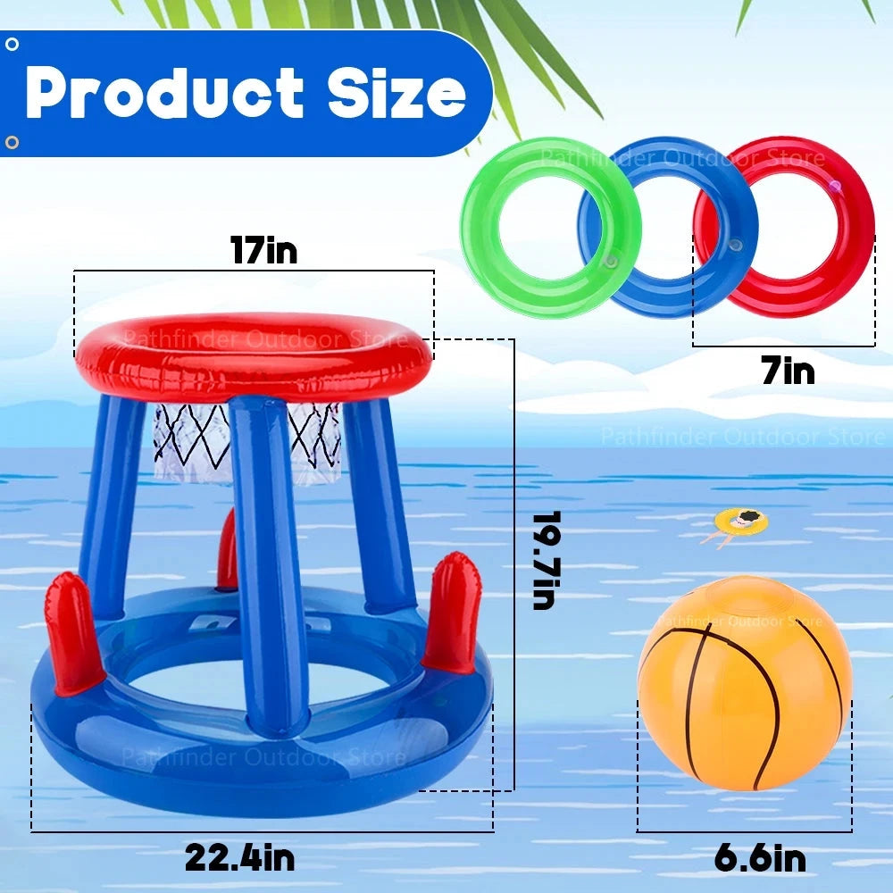 Inflatable Ring Throwing Ferrule Game Set Weekend Shade Sunglasses