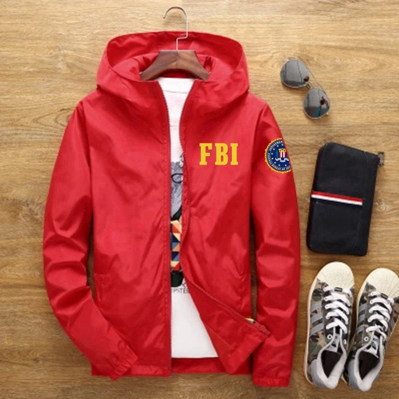FBI Character Windbreaker Jacket -Windbreaker with Hood Weeknd Shop Online