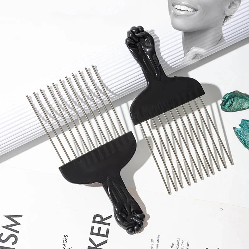 Black Metal African American Pick Afro Comb Weeknd Shop Online