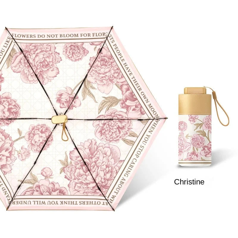 DAYS ON DAYS Floral Portable Mini Umbrella Weeknd Shop Online