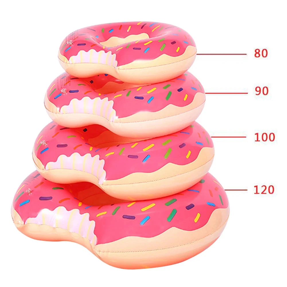 Inflatable Donut Ring Pool Float Weekend Shade Sunglasses