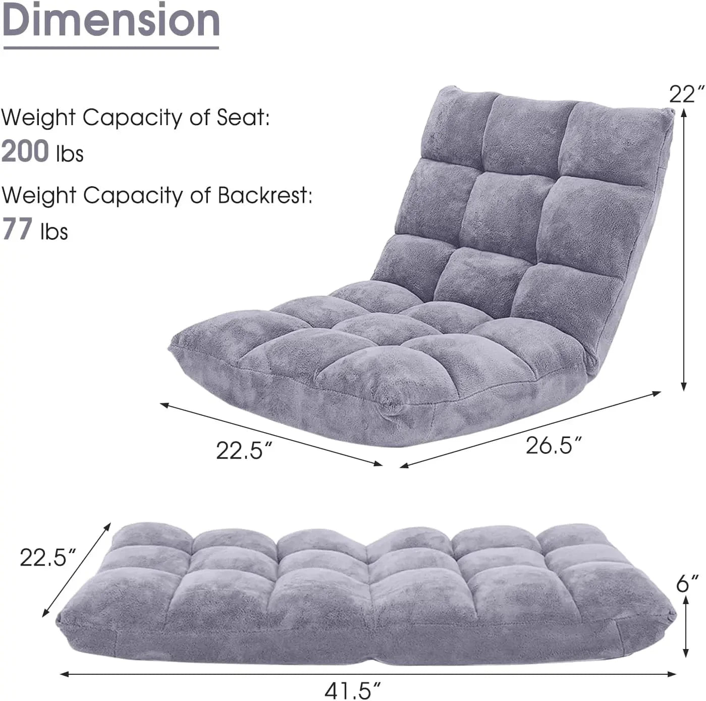 Floor Chair with Back Support Weeknd Shop Online