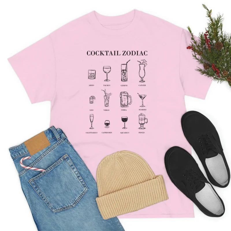 Cocktail Zodiac Women’s Funny T-Shirts Weekend Shade Sunglasses