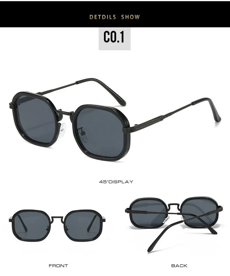 Fashion Gradient Retro Square Sunglasses – UV400 Protection Weeknd Shop Online