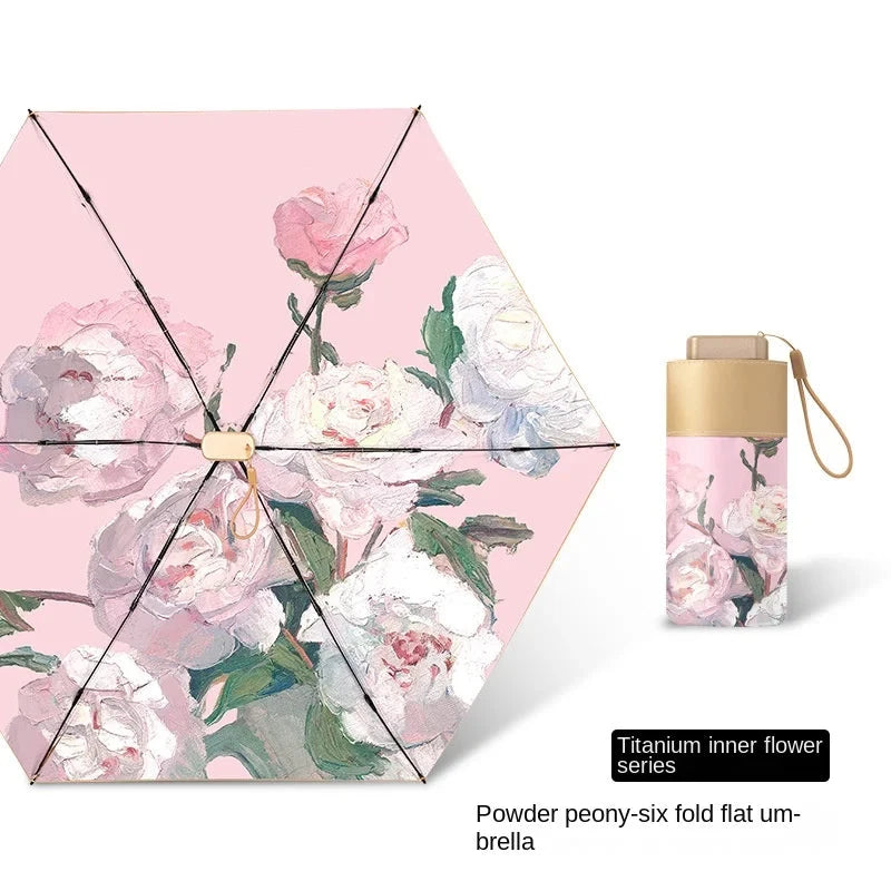 DAYS ON DAYS Floral Portable Mini Umbrella Weeknd Shop Online