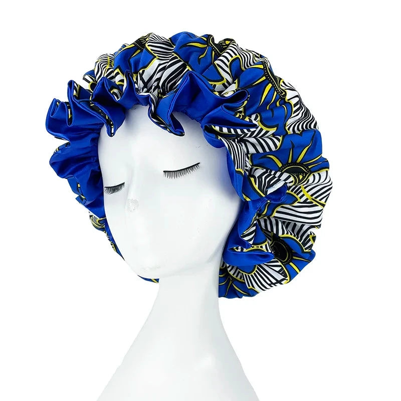 Double-Layer Silky Satin Bonnet – Large Reversible Sleep Cap for Women Weeknd Shop Online