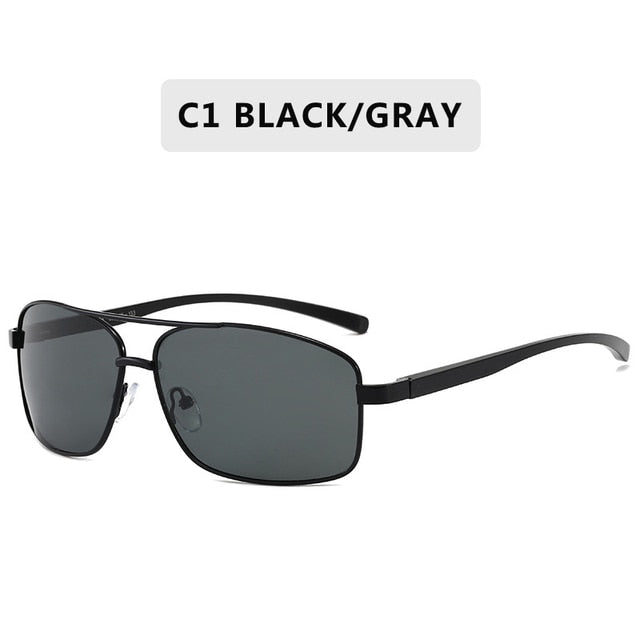 Driving Polarized Men's Aluminum Magnesium Frame Weekend Shade Sunglasses