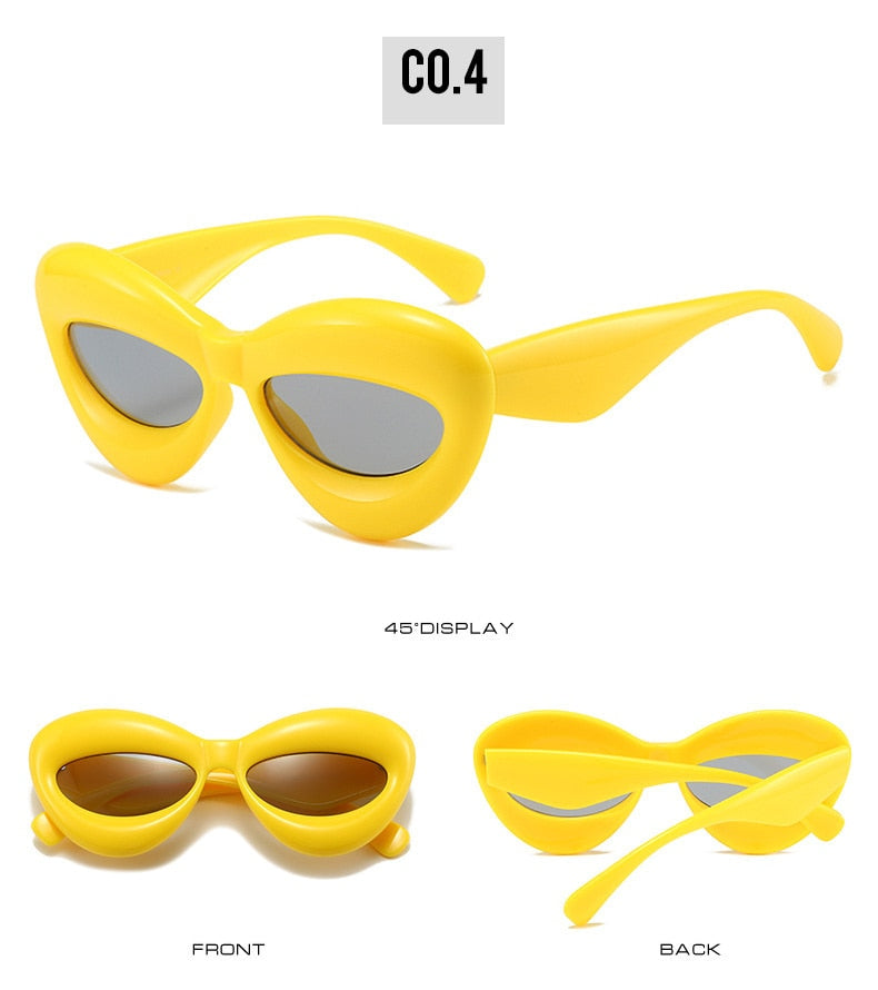 Fashion Cat Eye Plastic Frame Sunglasses Weekend Shade Sunglasses