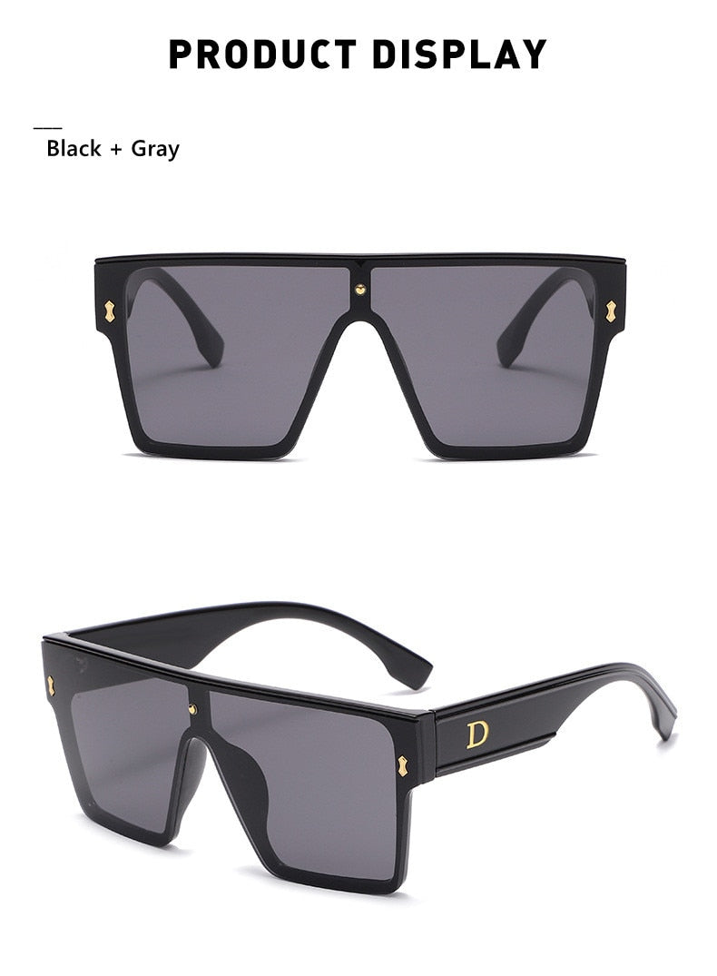 Fashion Oversize Square Glam Sunglasses Weekend Shade Sunglasses