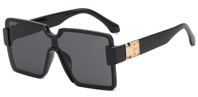 Oversize Rimless Fashion Sunglasses