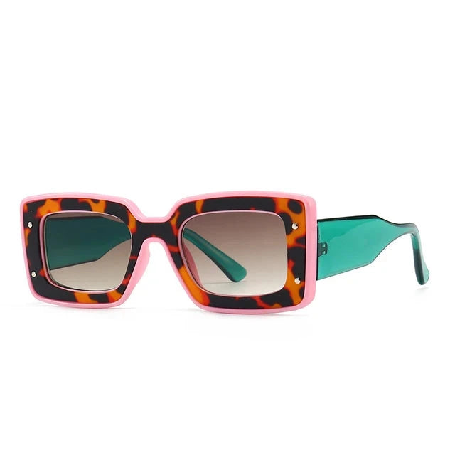 Vegas Fun Fashion Square Sunglasses Weekend Shade Sunglasses