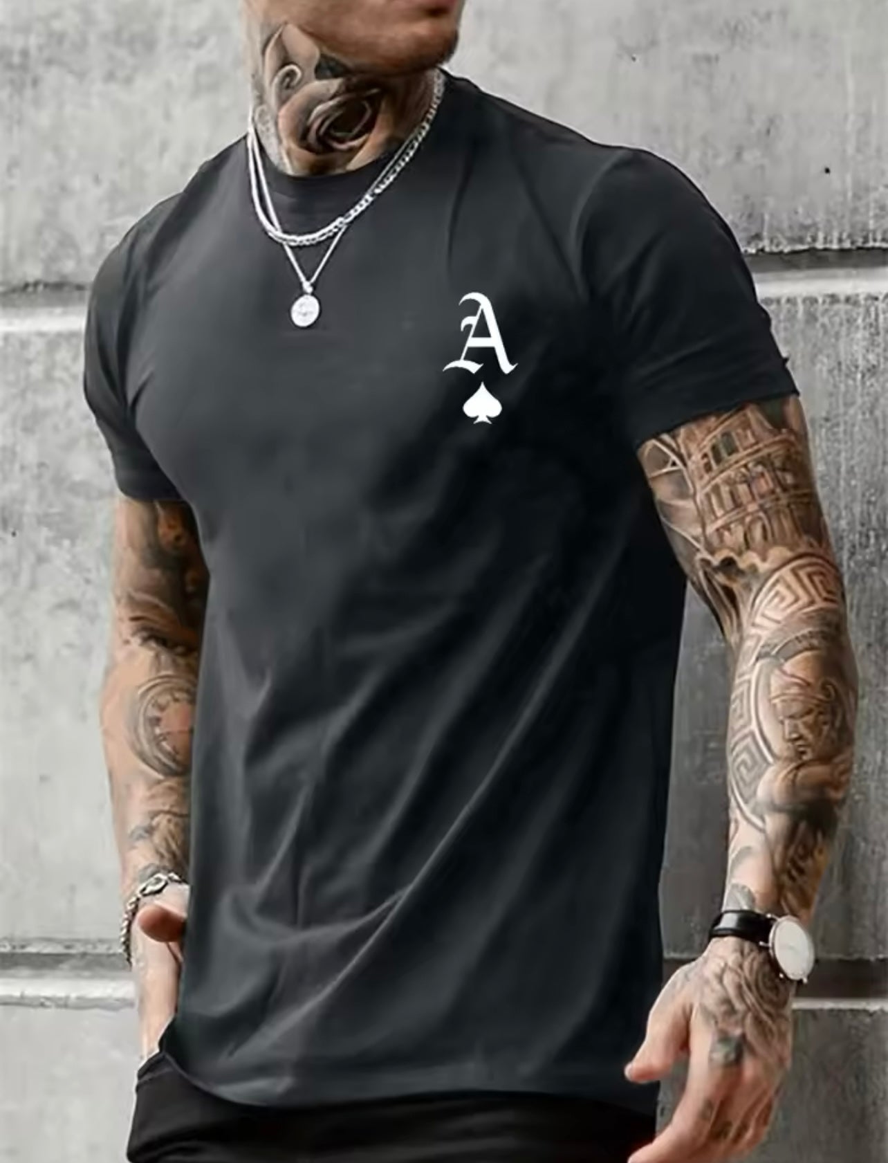 Men’s Casual As of Spades Crew Shirt - Weeknd Shop Online 
