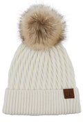 Honey Comb Pattern Bean with Pom Weekend Shade Sunglasses