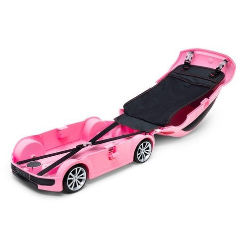 Kids Car Style Travel Luggage with Wheels Weekend Shade Sunglasses