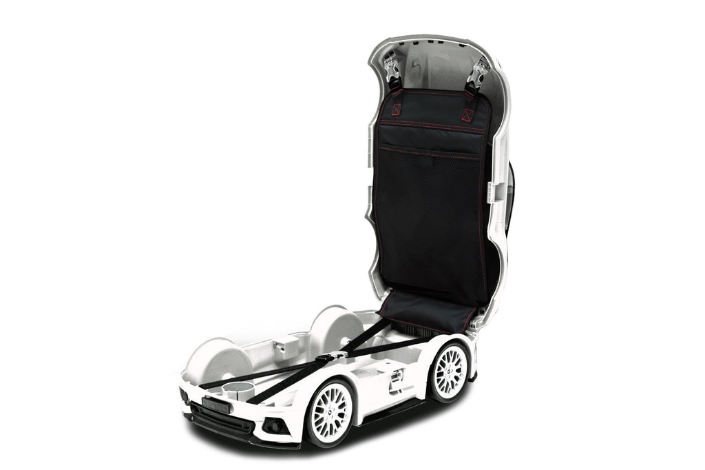 Kids Car Style Travel Luggage with Wheels Weekend Shade Sunglasses