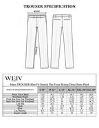 Weeknd Shop Brown Mens Plaid Trouser Pants